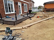 монтаж террасной доски из дпк