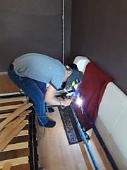 ремонт мебельного карказа с помощью сварки